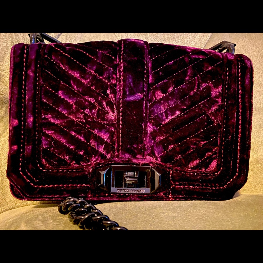 Rebecca minkoff love crossbody chevron